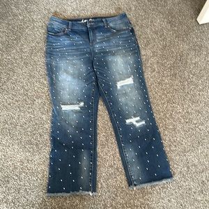 Inc skinny leg regular fit jean